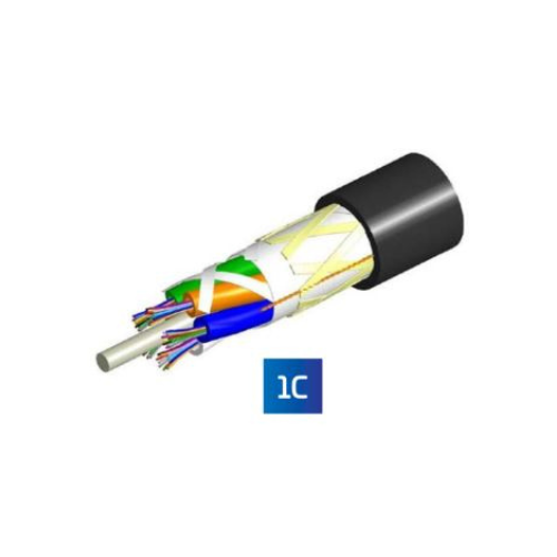 ADSS cables, outdoor stranded loose tube, gel, non-armoured – Span 100 m 1