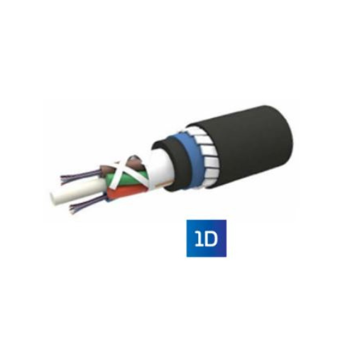 Outdoor, anti-rodent, loose tube, gel, di-electric Armour (FRP) 1