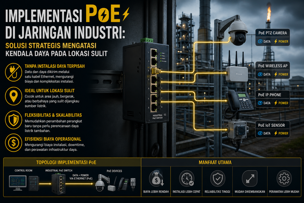 PoE di jaringan industri
