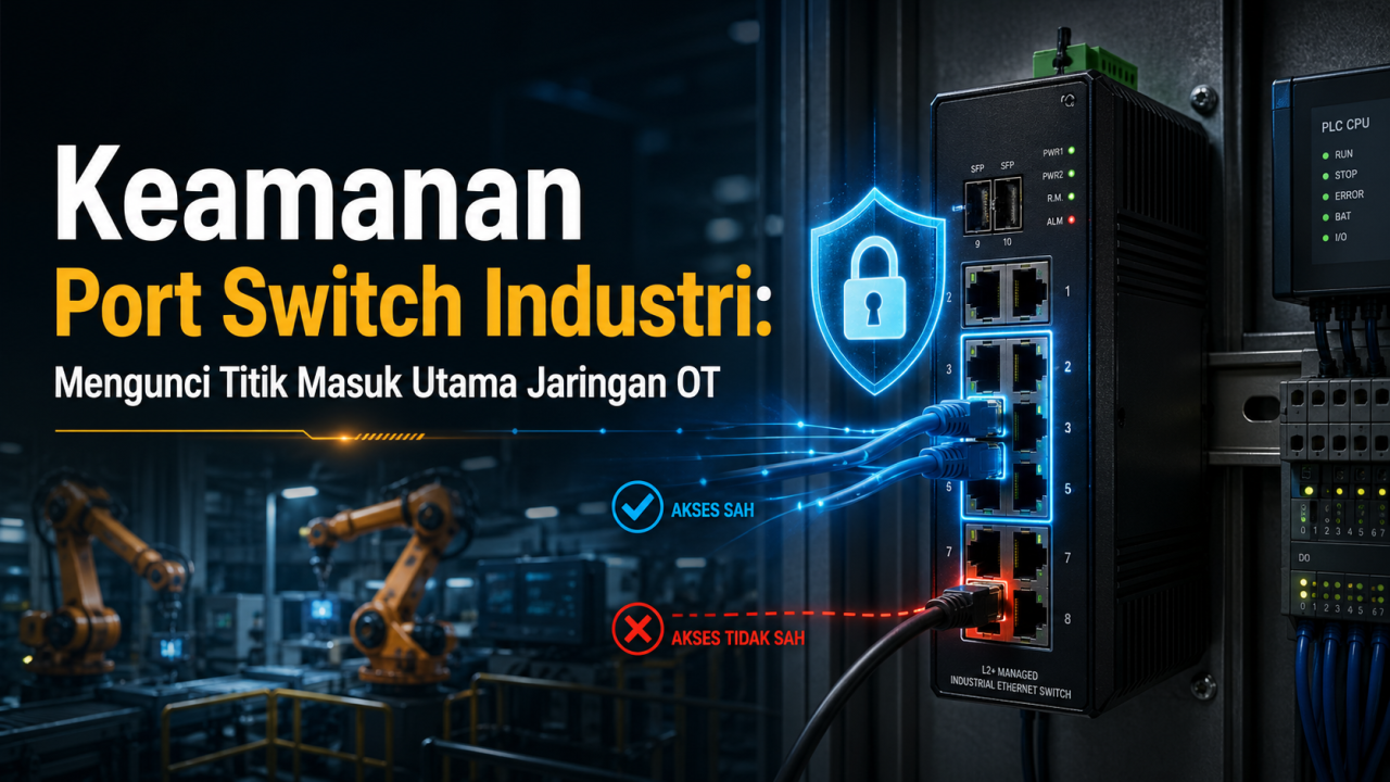 Keamanan Port Switch Industri: Lindungi Titik Masuk Jaringan OT